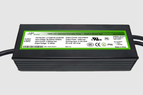 150 Watt, 0-10VDC Dimming, LY150W - RD, Compact