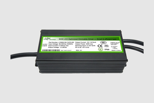 60 Watt, 0-10VDC Dimming, LY60W - RD, Compact